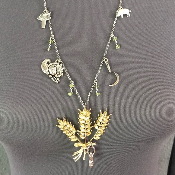 “Demeter: Goddess of the Harvest” Ceres Greek Mythology Handmade Necklace, Wheat - Picture 9 of 16